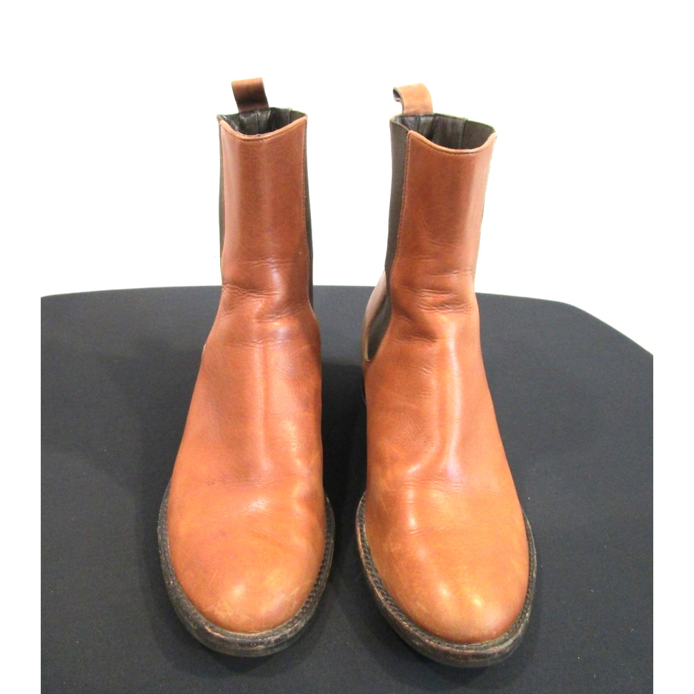 Cole Haan NikeAir Brown Leather Waterproof Chelsea Boots Women Sz 8 - Picture 2 of 11